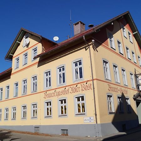 Brauereigasthof Adler Post Реттенберг Экстерьер фото
