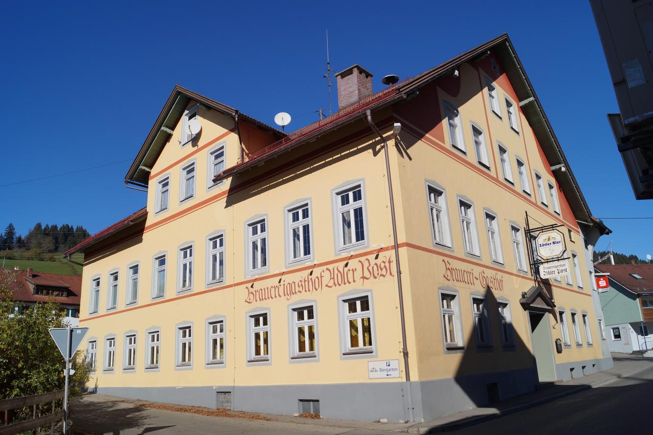 Brauereigasthof Adler Post Реттенберг Экстерьер фото