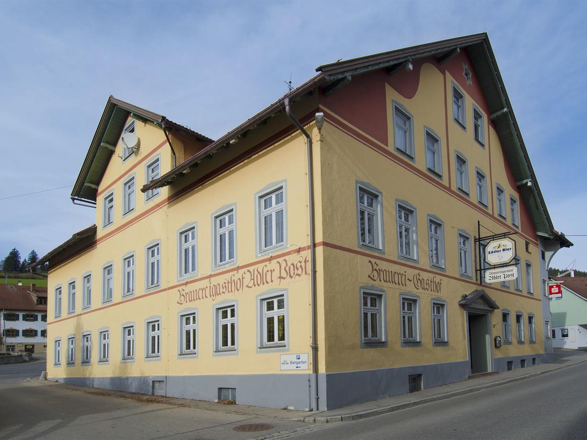 Brauereigasthof Adler Post Реттенберг Экстерьер фото